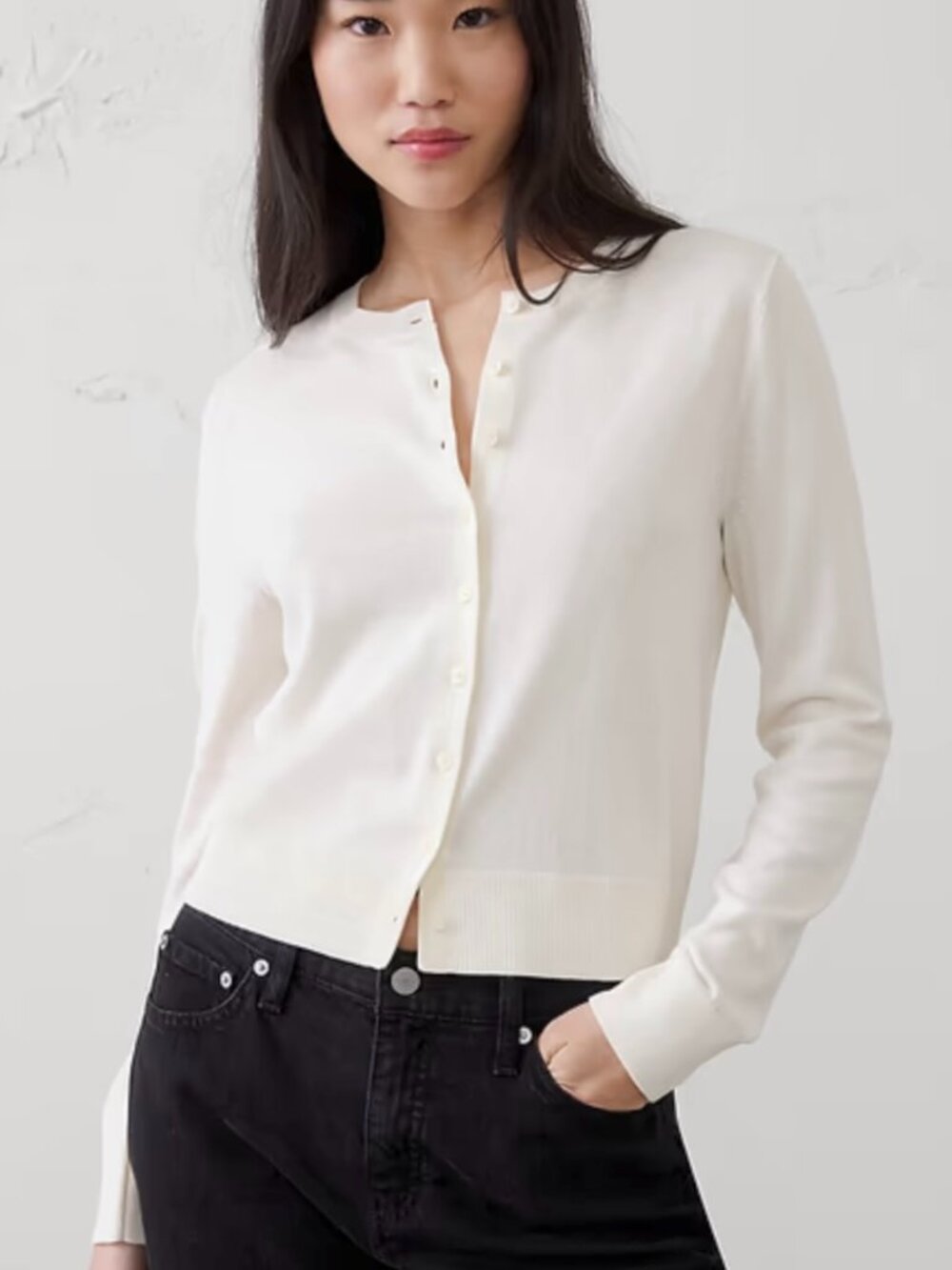 Banana Republic Lightweight Buttoned Cardigan